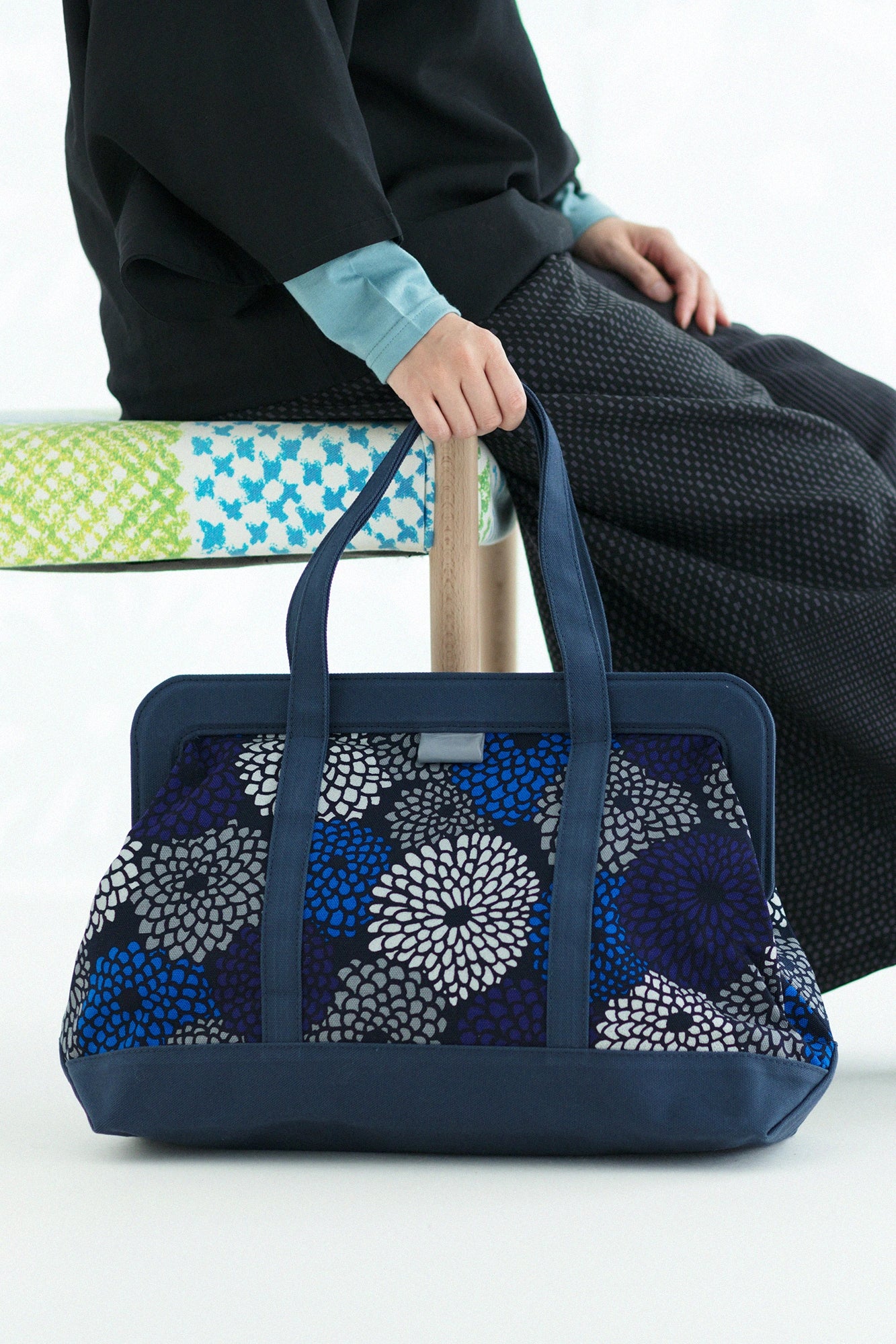 SOU・SOU×Y’SACCS Tote Gama Large/Chrysanthemum Full