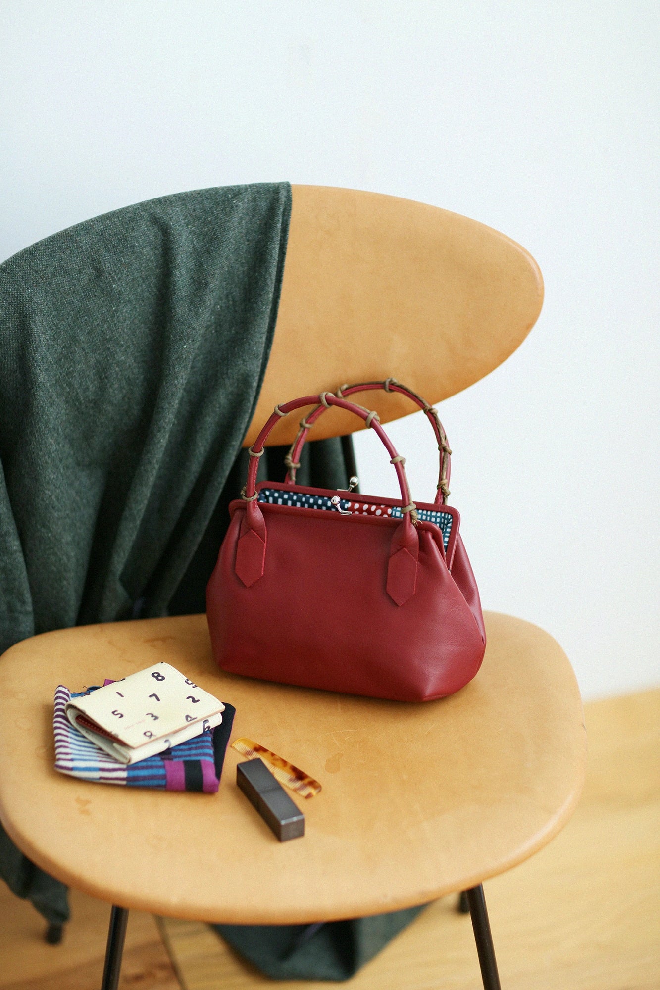 SOU・SOU×Y’SACCS Wisteria Vine Handtasche/braune Farbe × Gap Sane