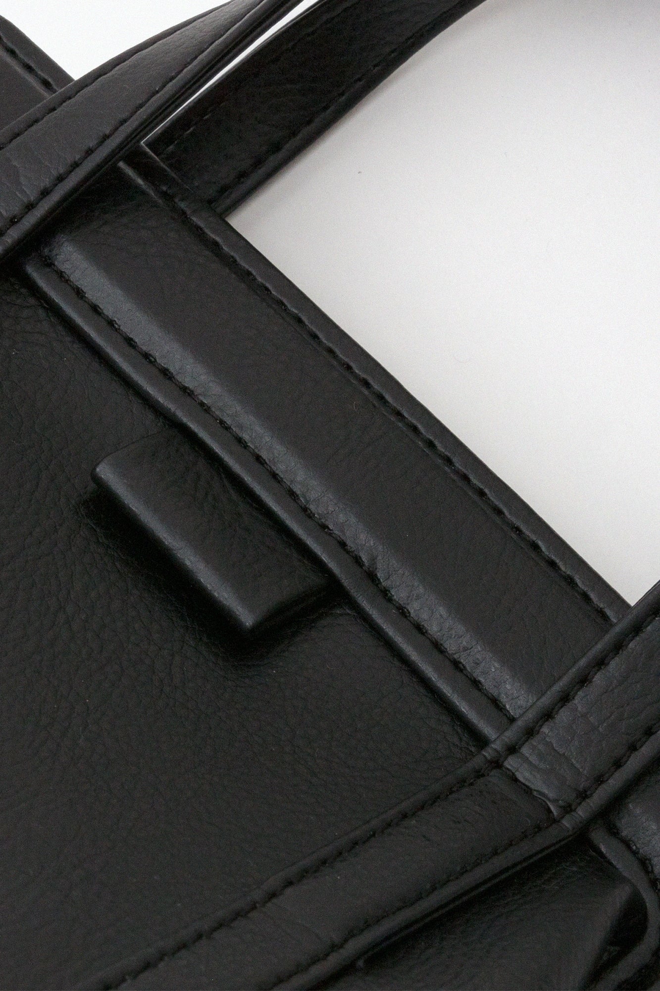 SOU・SOU ×Y’SACCS Faux Leather / × Tote Bag Small Black SO-SU-U Kon