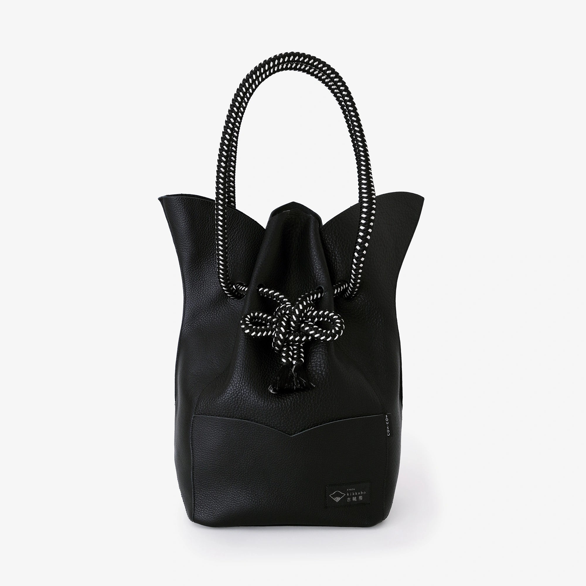 蓮結 中 SOU・SOU×吉靴房／黑色 