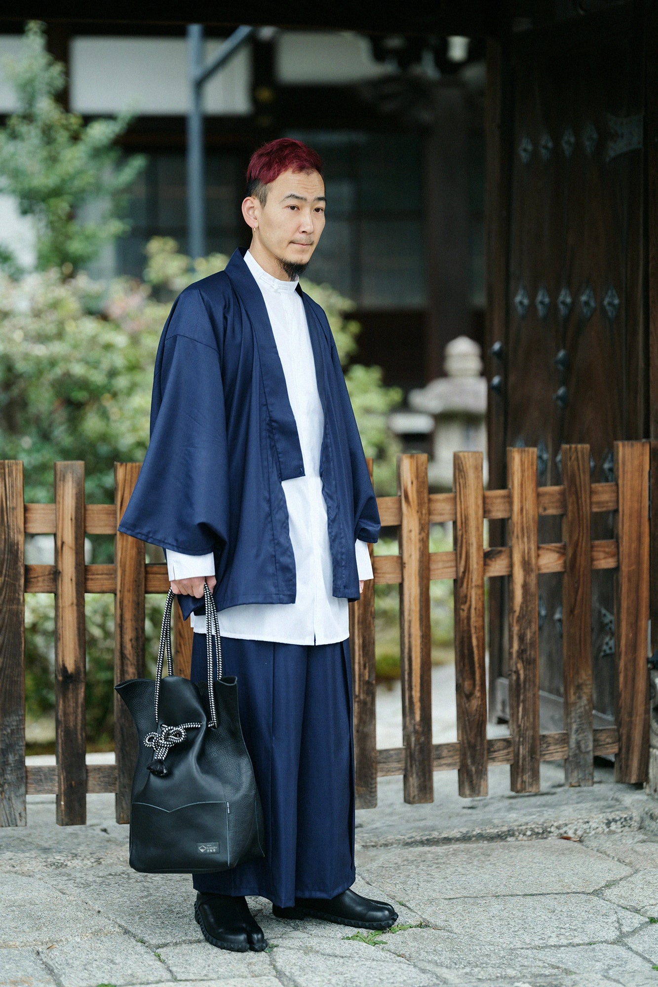 Hasuyui (Lotus Knot) Large SOU・SOU × Kikkabo / Black 