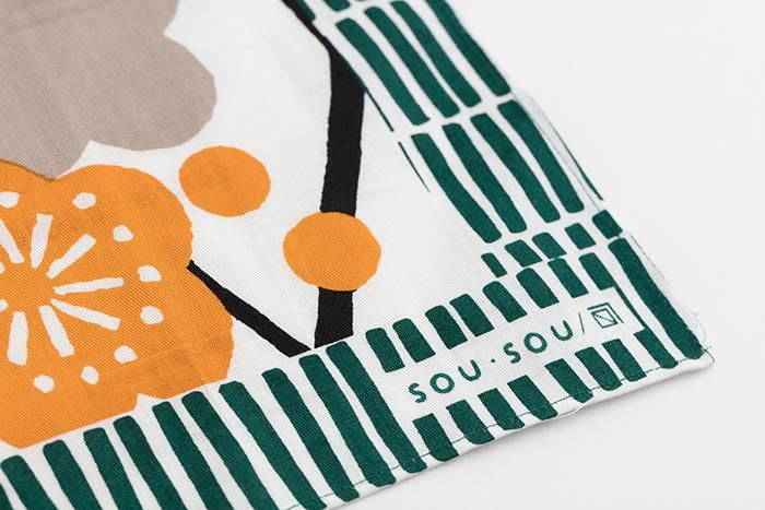SOU・SOU ×Arakawa Masujiro Furoshiki (Small) / Plum Grove