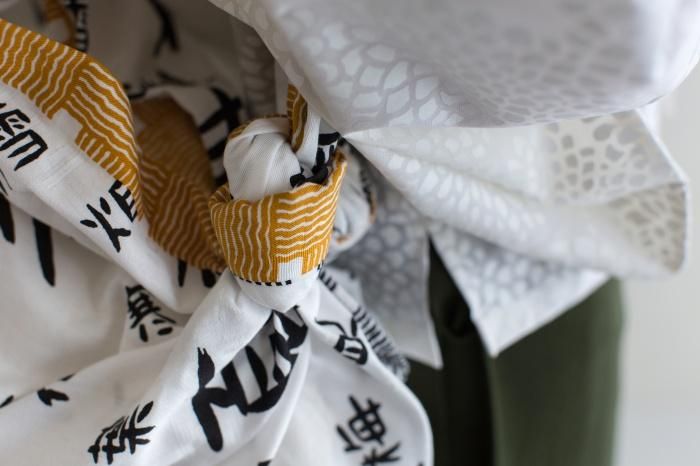 SOU・SOU ×Arakawa Masujiro Furoshiki (Large) / Kacho-fugetsu