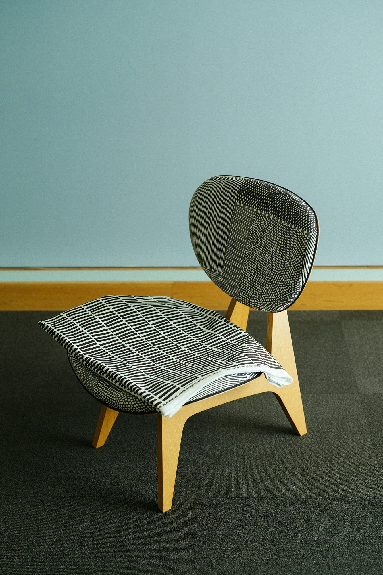 【Shipping in 1.5 months】SOU・SOU×Tendo Mokko Middle Type Chair/Wooden Clappers Dark Brown 