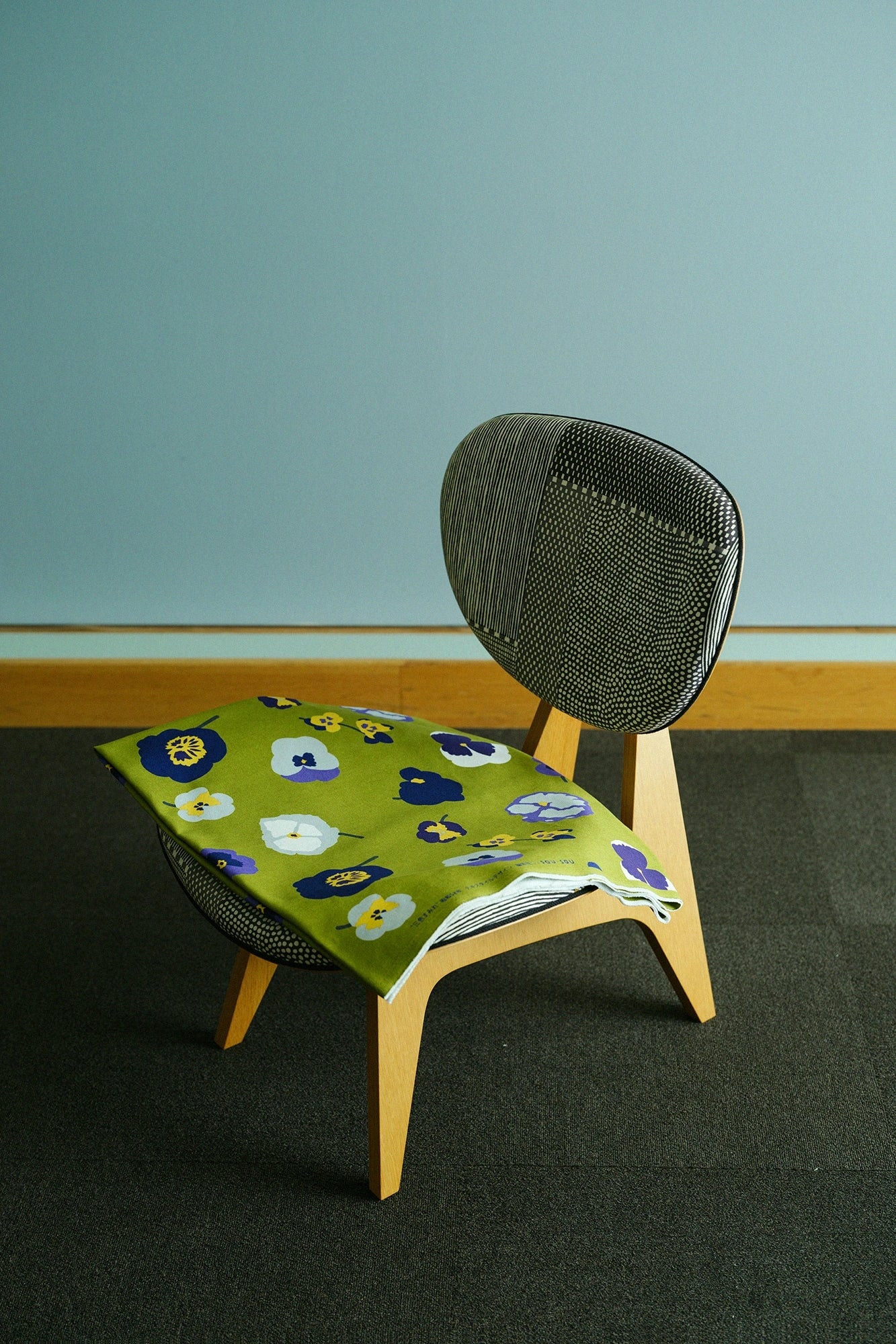 【Shipping in 1.5 months】SOU・SOU×Tendo Mokko Middle Type Chair/Violet 