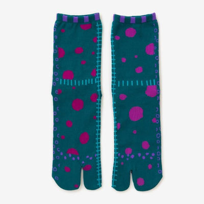 Tabi Socks (Mid-calf)／Balloon Walk Aquamarine【Men・Women】