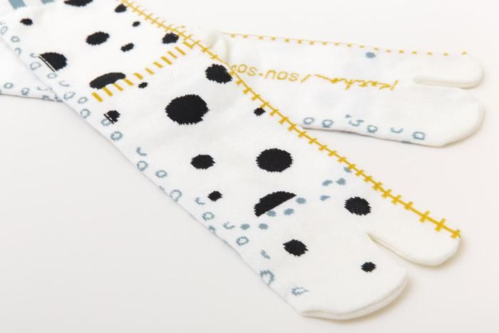 Tabi Socks (Mid-calf)／Balloon Walk White【Men・Women】