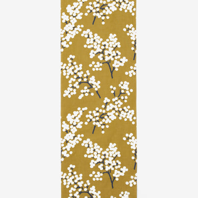 【40%OFF】B反生地セール＜伊勢木綿手ぬぐい＞／南天（なんてん） 鶸色（ひわいろ）