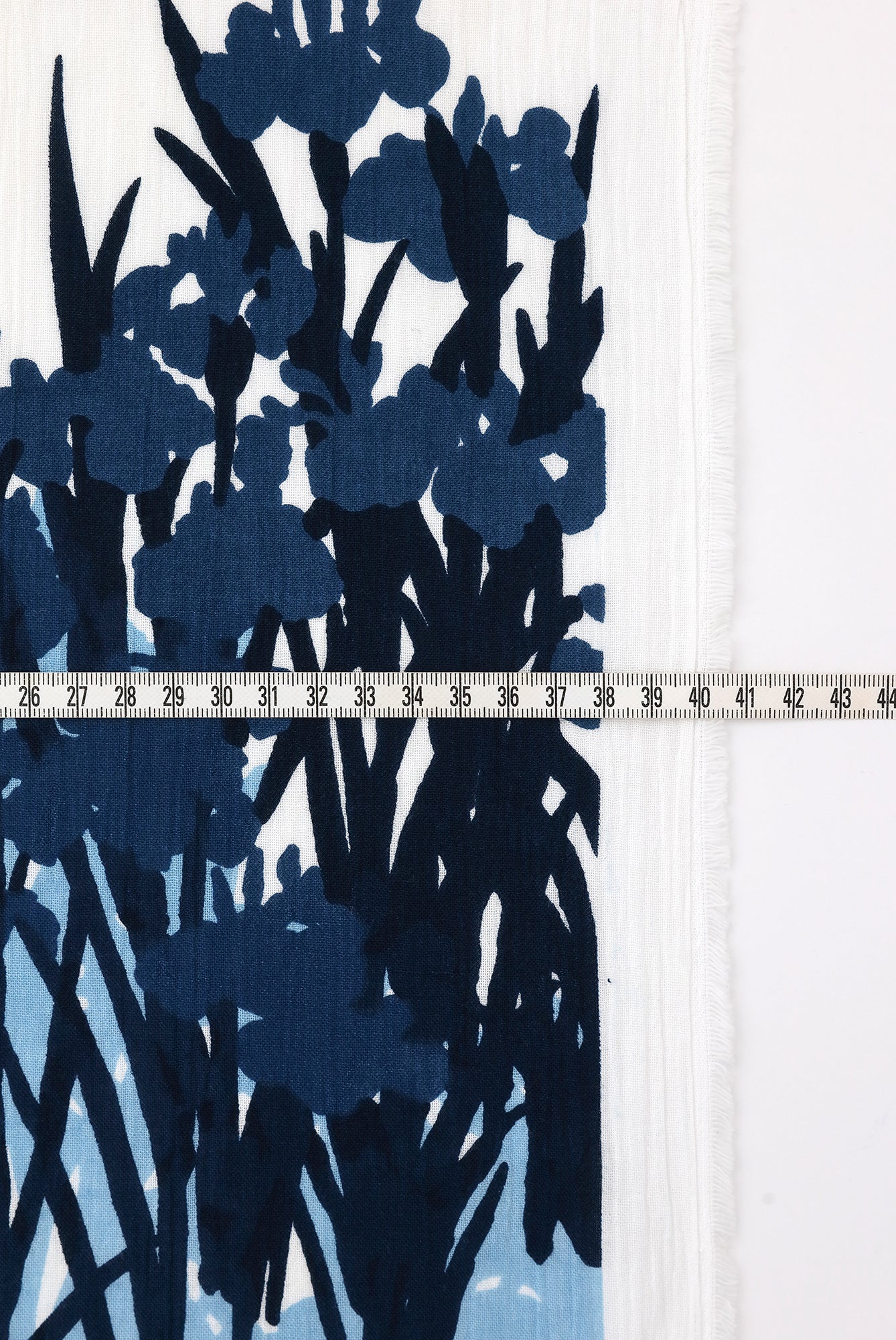 40%OFF】B反生地セール＜高島縮 20/20 サーキュラー＞／藍捺染（あいな