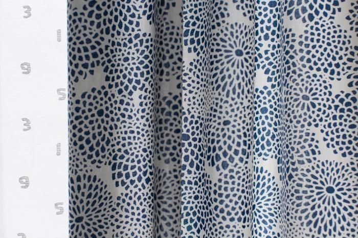 Textile selling (No.21hand plain weave)/Chrysanthemum Creamy-white<50cm>