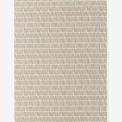 布料剪裁販售 （21號平織棉）／拍子木 白色×沙色（沙色）＜50厘米