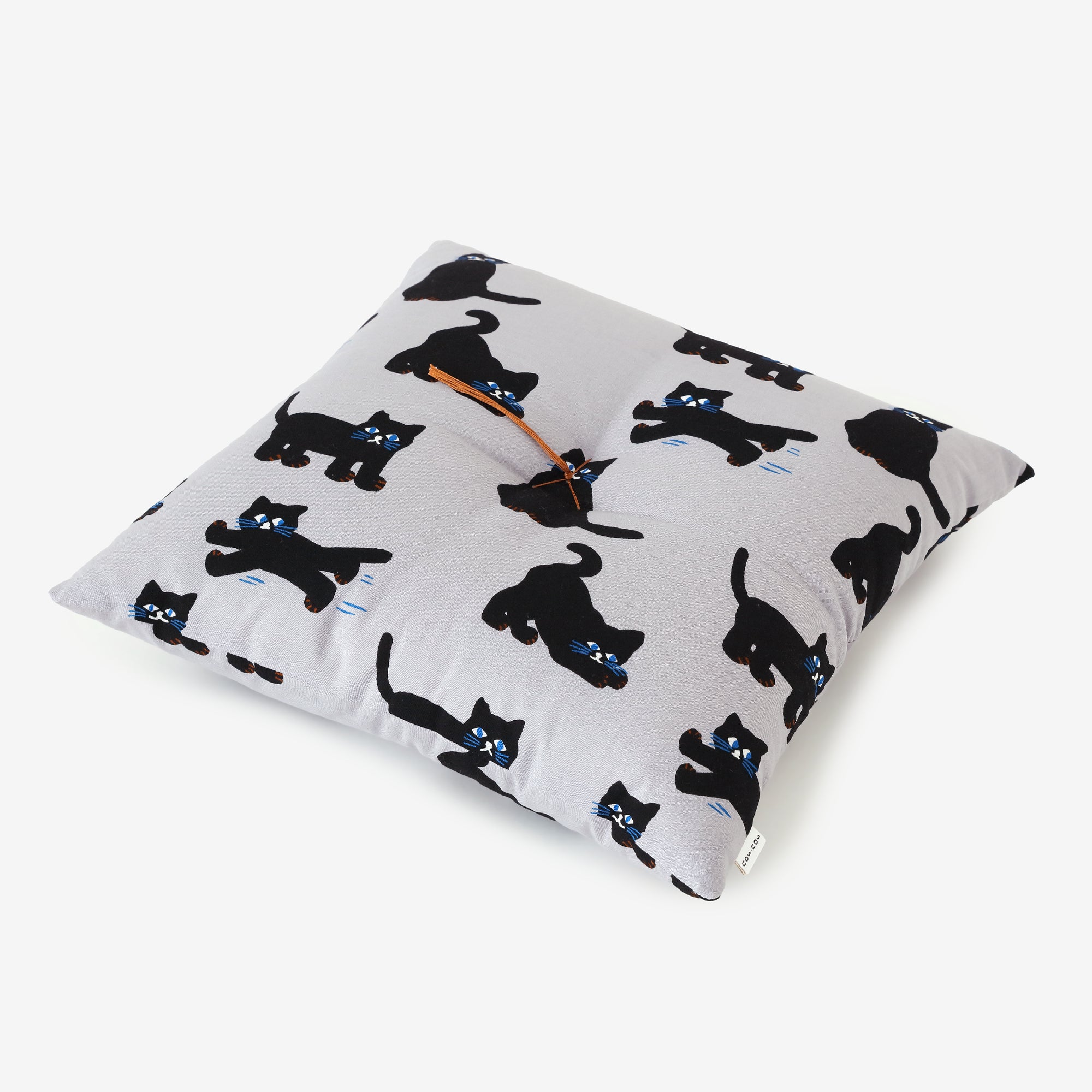 【4-6週間後発送】SOU・SOUの京座布団（21番手平織）／ねこ