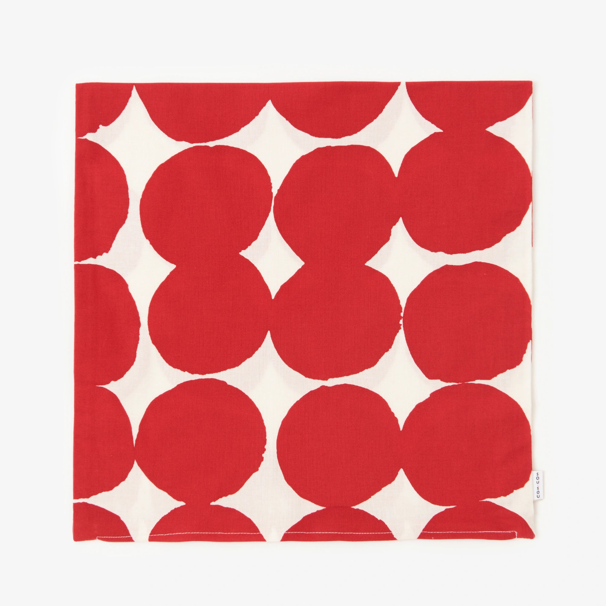 [Expédié en 6 semaines] Housse de coussin 21e à tissage uni/taille Ohajiki Blanc laiteux x Kikihi