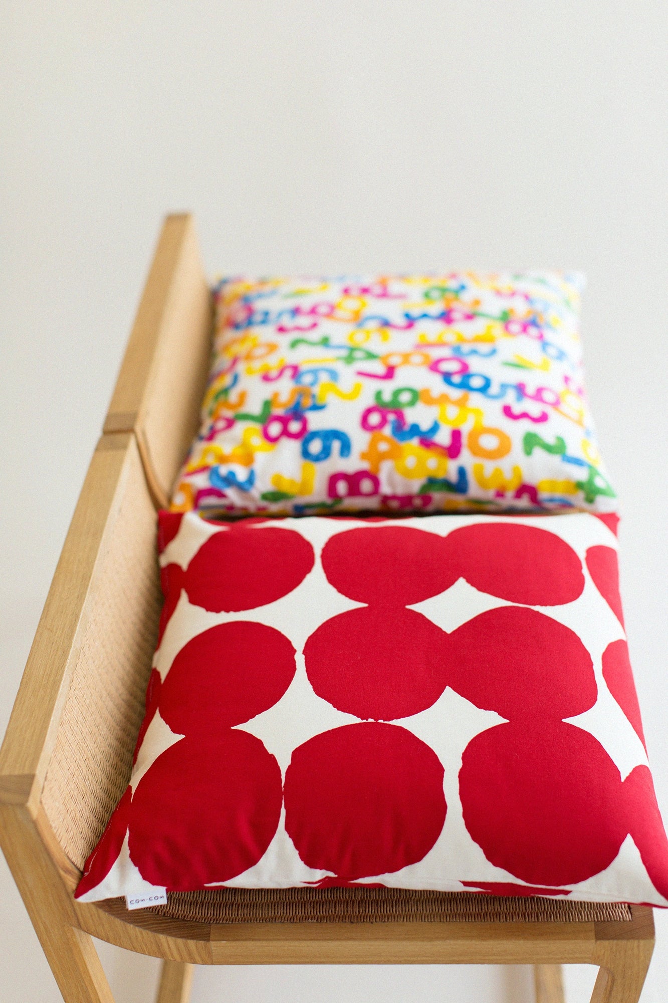 [Expédié en 6 semaines] Housse de coussin 21e à tissage uni/taille Ohajiki Blanc laiteux x Kikihi