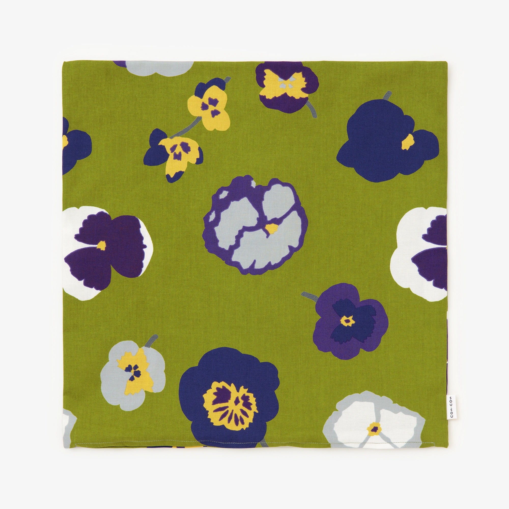 [Expédié sous 6 semaines] 21ème housse de coussin tissé uni/Violet tricolore