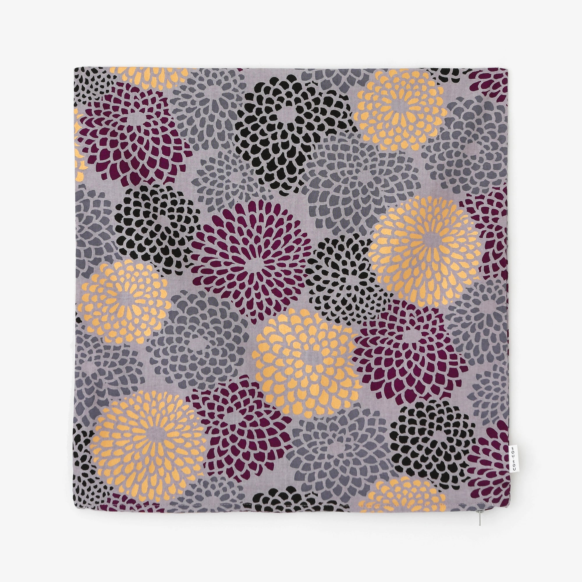 Leinwandbindung 21. Kissenbezug/Chrysantheme Chrysantheme [*Lieferzeit ca. 3 Wochen]