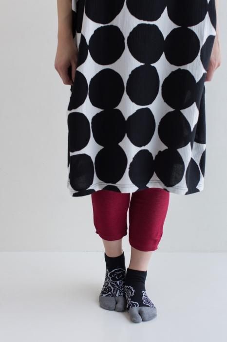 分趾襪（腳踝長度）／版畫 【男・女性用】