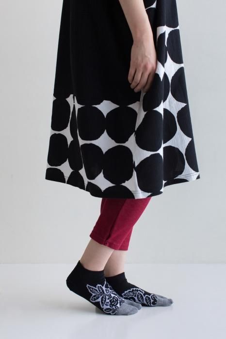 分趾襪（腳踝長度）／版畫 【男・女性用】