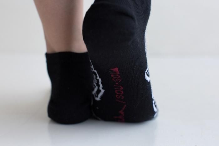 分趾襪（腳踝長度）／版畫 【男・女性用】