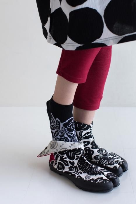 分趾襪（腳踝長度）／版畫 【男・女性用】