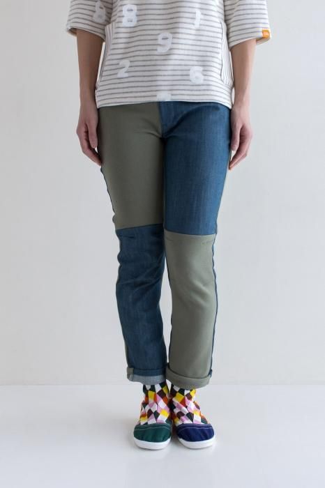 [仅在线] 5件Tabi Socks圆形脚趾 /每日（破裂）