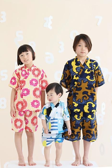 ●いせもめん こどもじんべい／つきとほし