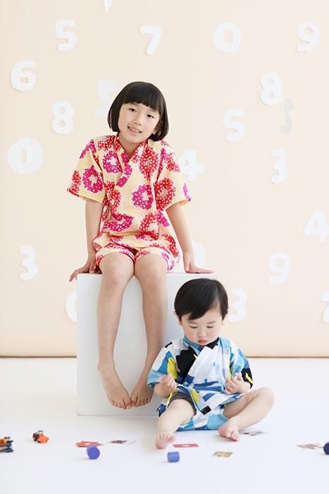 ●いせもめん こどもじんべい／つきとほし