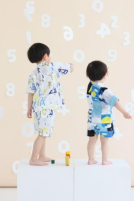 ●いせもめん こどもじんべい／つきとほし