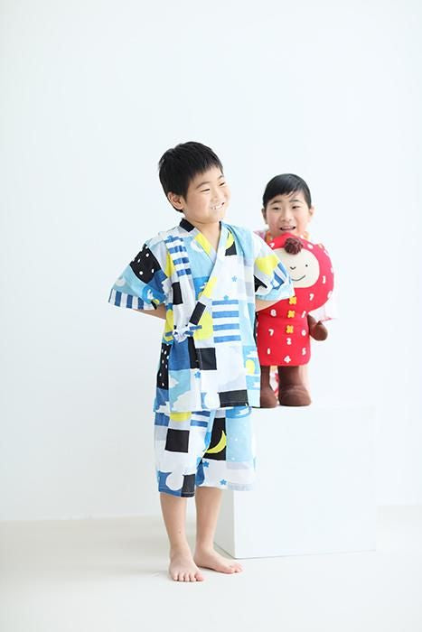 ●いせもめん こどもじんべい／つきとほし