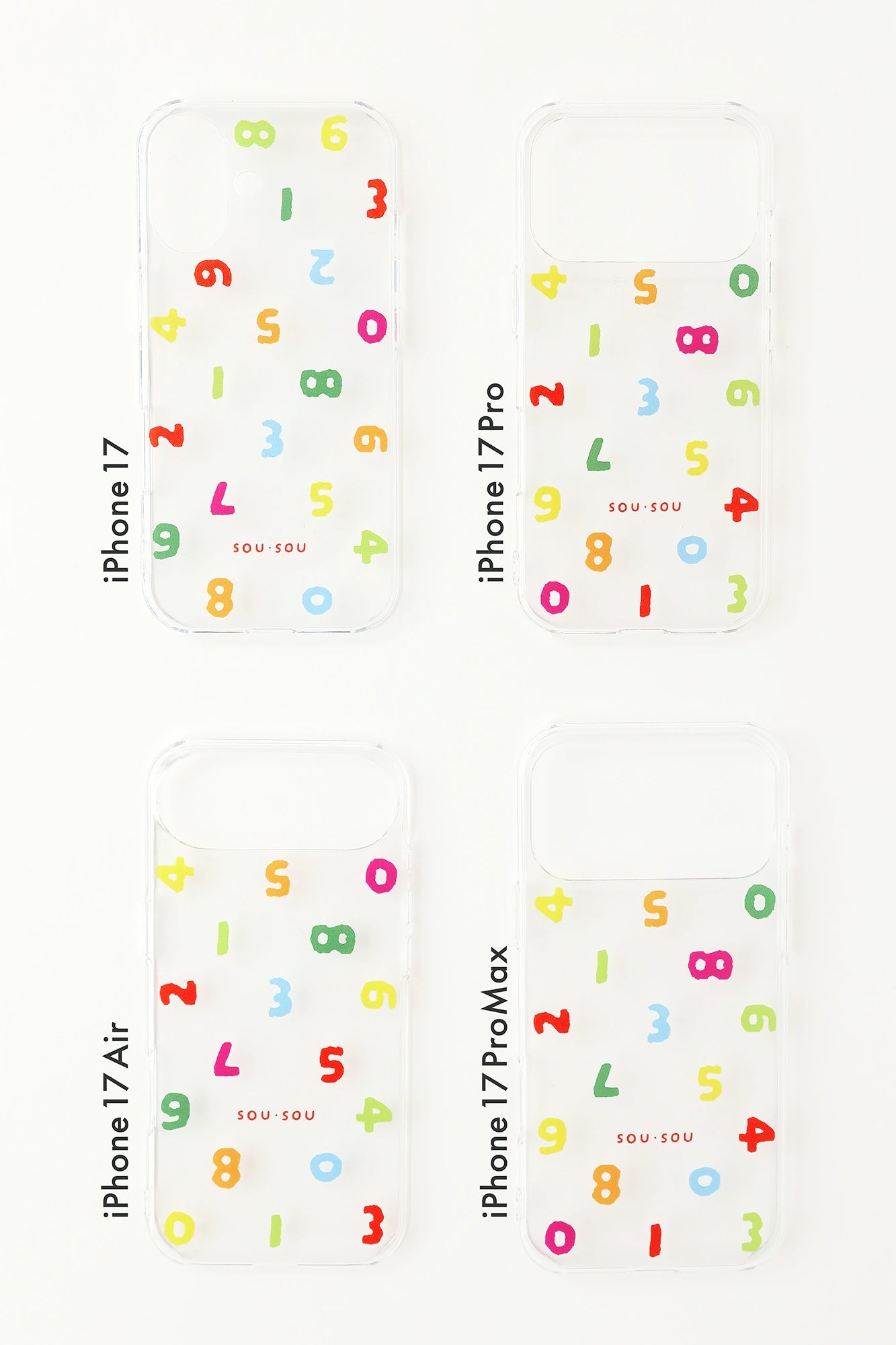 iPhone_17series テキスタイルカバー／クリア・SO-SU-U 四方