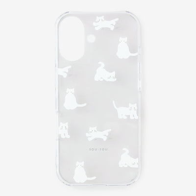 iPhone_17series テキスタイルカバー／ねこ