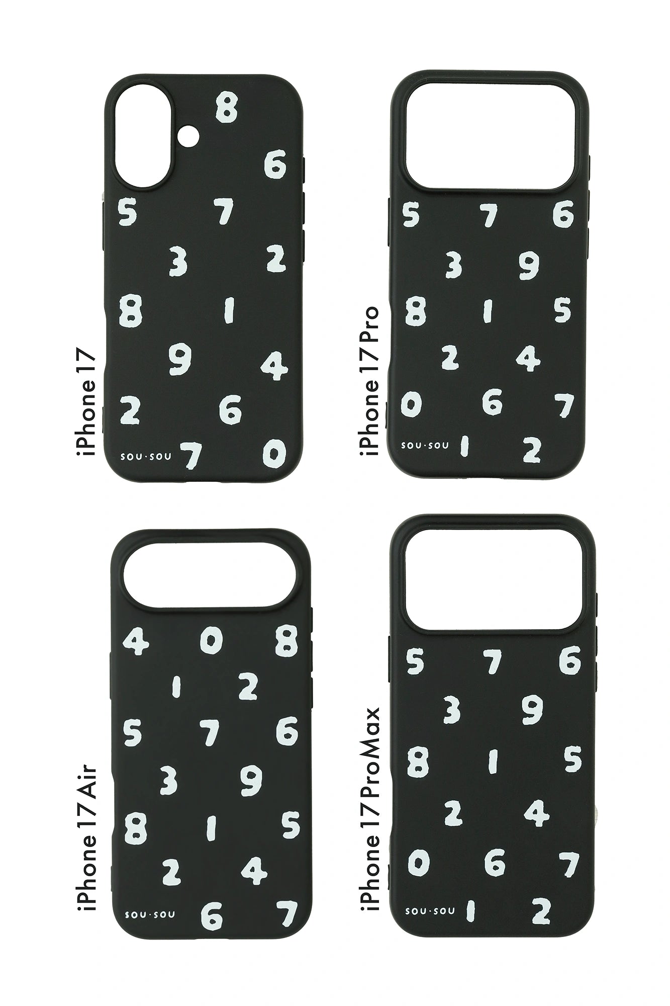 iPhone_17series PROMOTION Textile Cover / SO-SU-U Black