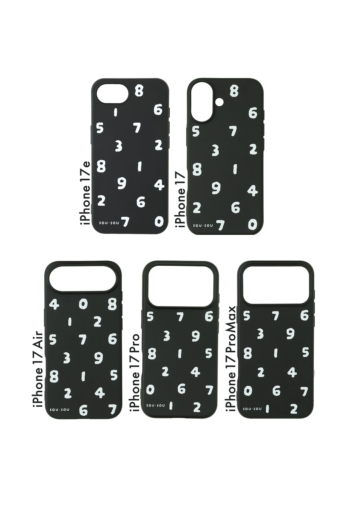 iPhone_17series PROMOTION Textile Cover / SO-SU-U Black