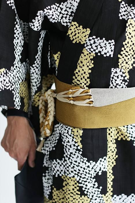 和服紐帶 /黃唐茶×亞麻色