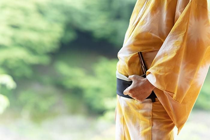 Braid Obi Belt / Ink Blue×Silver Grey