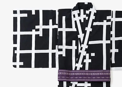 Maßgeschneidertes Yukata-Tuch