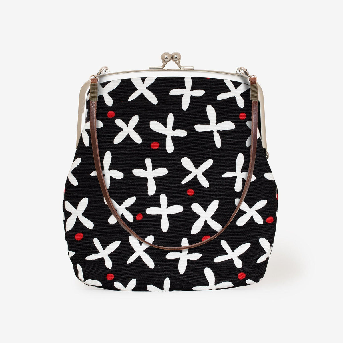 ★未使用品.新品同様【SOU・SOU】ねね　濡羽色 SOU・SOU×Y'SACCS フェイクレザー トートガマ 大／濡羽色（ぬれ