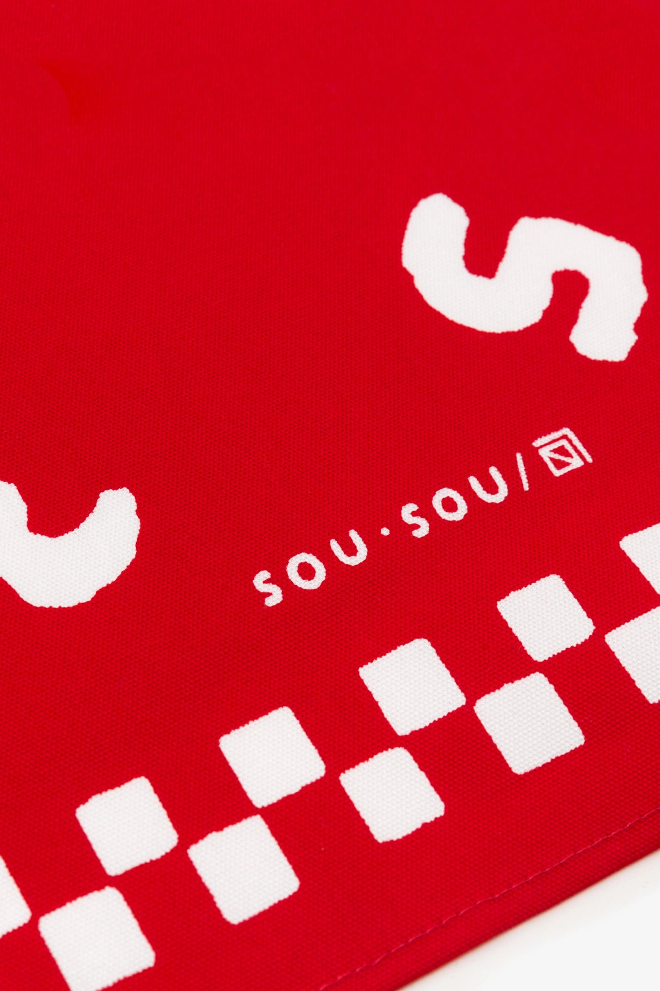 SOU・SOU×Arakawa Masujiro Store Furoshiki（Medium）／SO-SU-U Bright Red