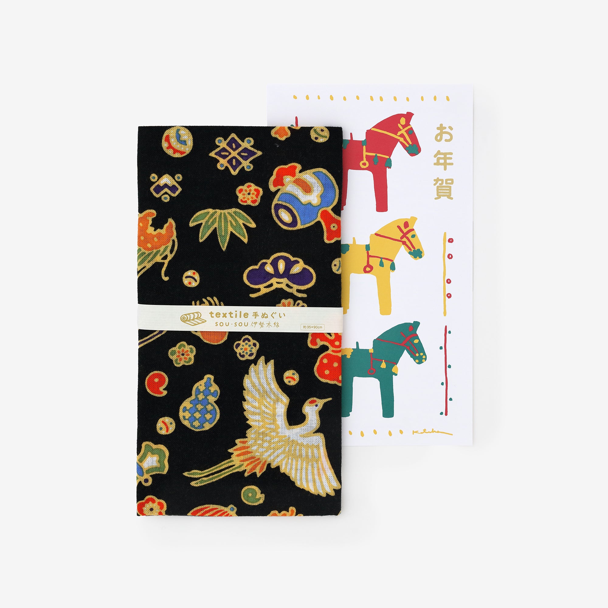 伊勢木綿 textile手ぬぐい／桃山桜（ももやまざくら）