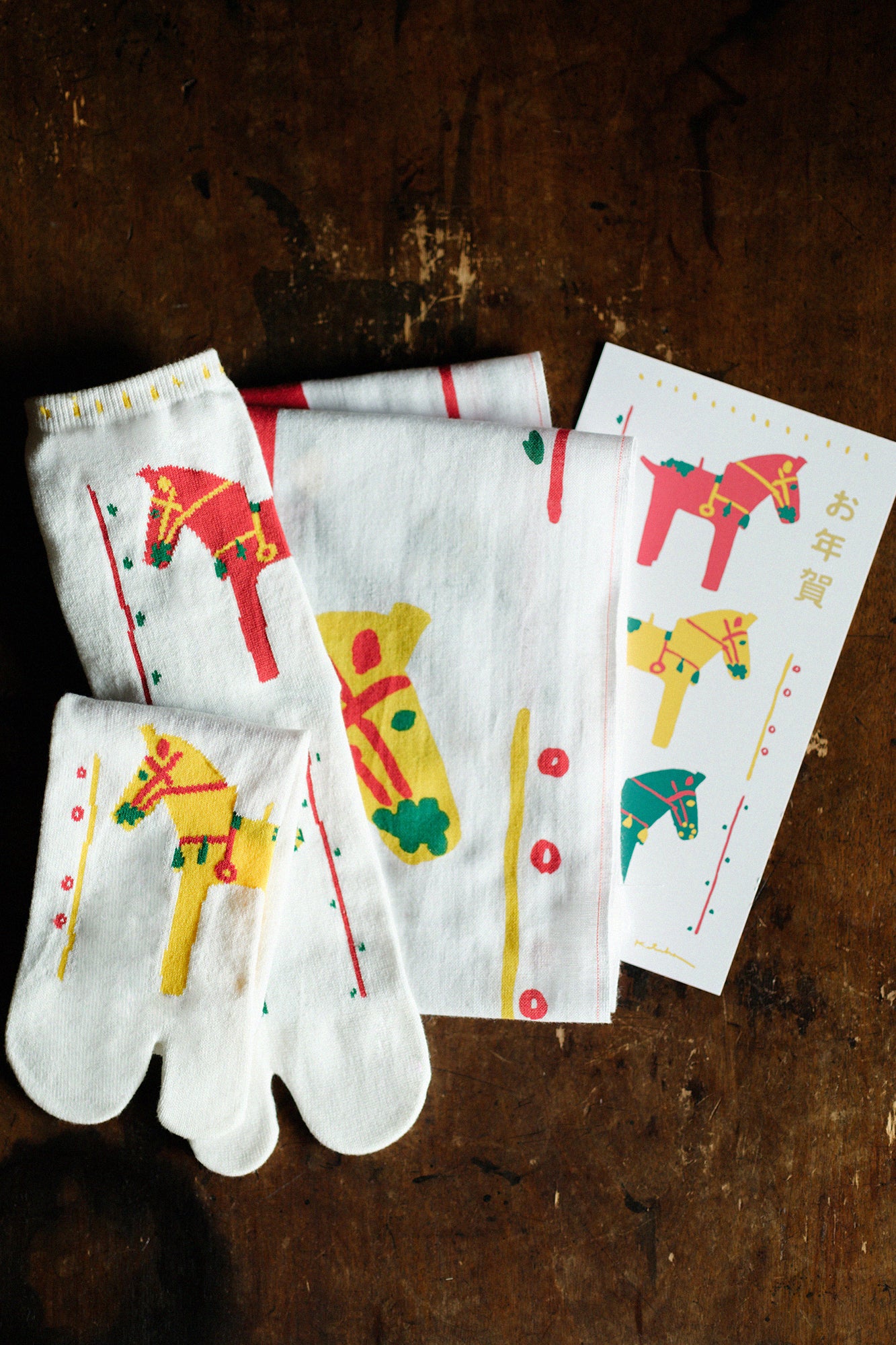 伊勢木棉圖案紋樣手巾／蛇年 2025年