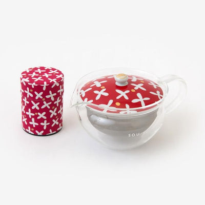 耐热玻璃茶壶和茶可以固定 / suzushiro草（因此）