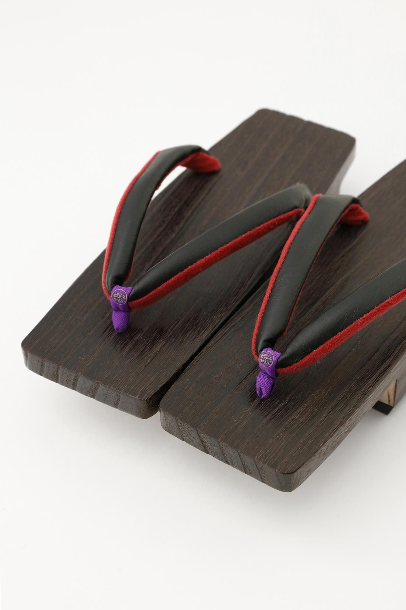 Mikamoyaki Geta皮革/角（孔）湿羽毛（染色）