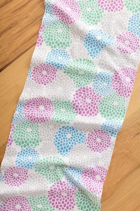 Isemomen Cotton Textile Handkerchief / Chrysanthemum Ryofu