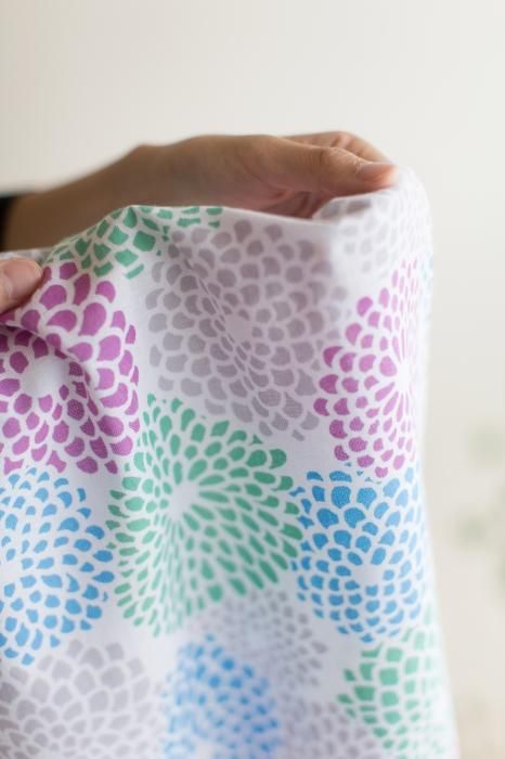 Isemomen Cotton Textile Handkerchief / Chrysanthemum Ryofu