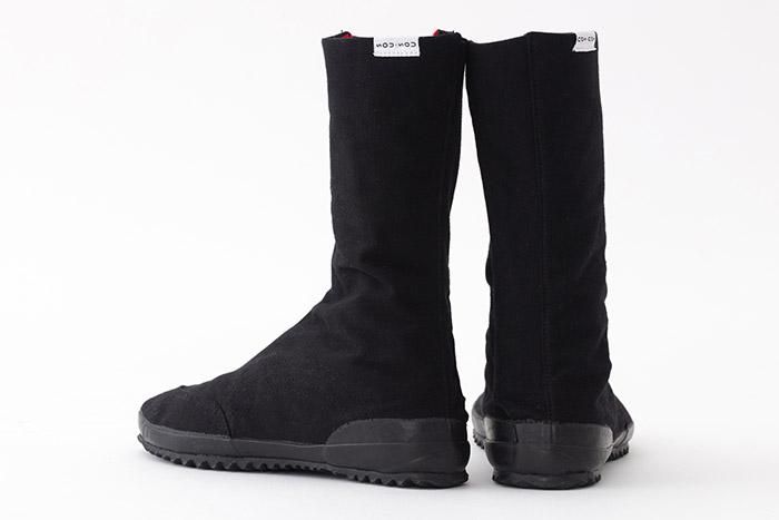 Festival Split Toe Tabi Shoes High Cut / Black×Fence