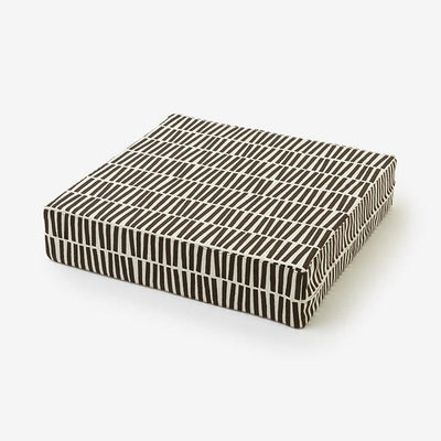 Box Cushion／Wooden Clappers Dark Brown【※Delivery in 3 weeks】