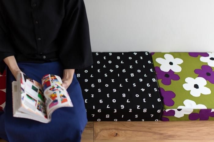 Box Cushion／SO-SU-U wet feather color (NuBaiiro) [※DeliveryApproximately 3 weeks]