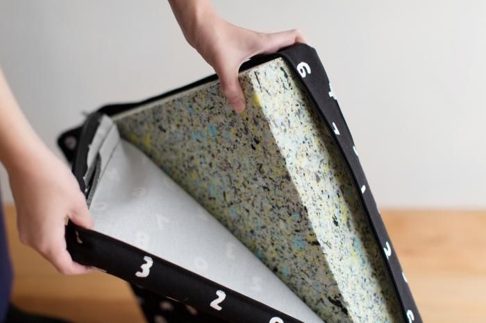 Box Cushion／SO-SU-U wet feather color (NuBaiiro) [※DeliveryApproximately 3 weeks]