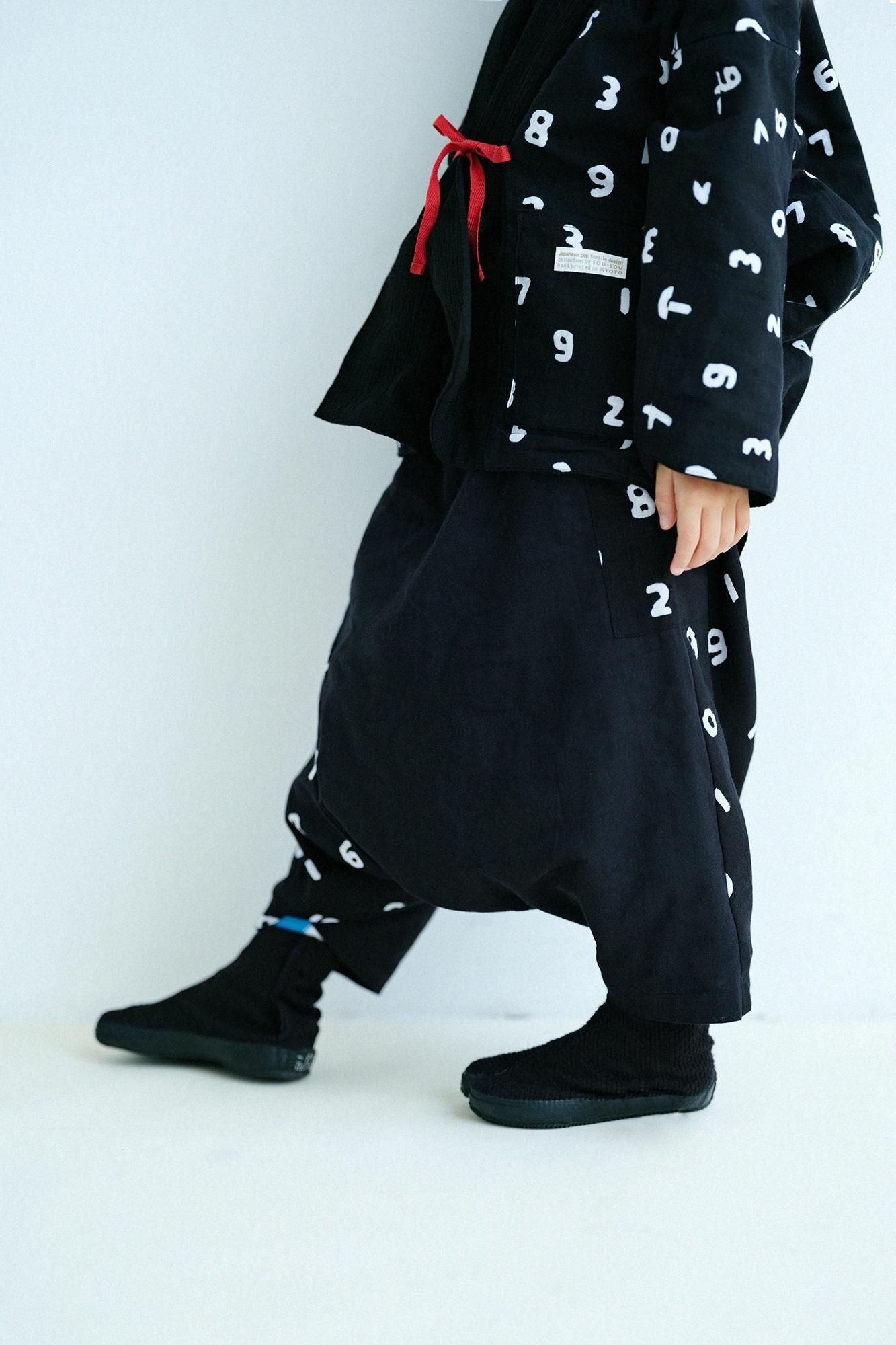 ● 어린이 Tabi 양말/Sashiko Makkuro 2