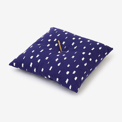 SOU・SOUKyoto Cushion（No.8 Canvas）／Scattered Clouds Blue× White【※Delivery in 3 weeks】